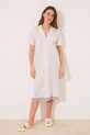 Одяг Бавовняна нічна сорочка women'secret 4449088 бежевий