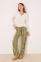 women'secret spodnie piżamowe tkanina zielony 3709661