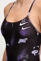 Nike jednoczęściowy strój kąpielowy fioletowy NESSF016