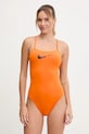 Суцільний купальник Nike візерунок помаранчевий NESSF019