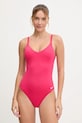 Nike costum de baie dintr-o bucată usor rigidizat roz NESSF232
