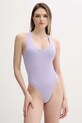 Nike costum de baie dintr-o bucată usor rigidizat violet NESSF267