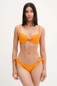 Dvojdielne plavky Emporio Armani Underwear s kosticami oranžová EW000807.AF12193