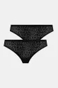 Бразиліани Emporio Armani Underwear 2-pack тканина чорний EW000402.AF10880