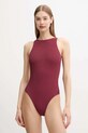Picture costum de baie reversibil dintr-o bucată Kalen moale rosu SWI0053