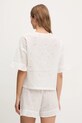 United Colors of Benetton piżama bawełniana 4SHX3P03X biały SS25