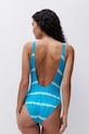 Chantelle jednoczęściowy strój kąpielowy SWIM ONE C12VU9 niebieski SS26