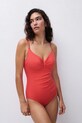 Odzież Chantelle strój kąpielowy jednoczęściowy damski ICON C16VR0 pomarańczowy