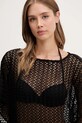 Sisley cămașă de plajă negru 60FSW800R