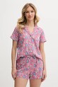 Lauren Ralph Lauren piżama tkanina różowy ILN12411