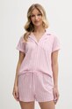 Lauren Ralph Lauren piżama dzianina różowy ILN12421