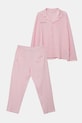 Bavlněné pyžamo Pangaia sada růžová 10002462.