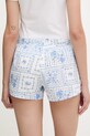 Bavlnené pyžamové šortky Hollister Co. KI346.5047.204 modrá SS25