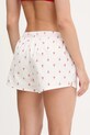 Bavlnené pyžamové šortky Hollister Co. KI346.5048.108 biela SS25