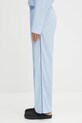 Sporty & Rich spodnie piżamowe bawełniane Vendome Pyjama PA046602231BL90 niebieski SS25