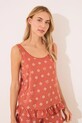Pamučna pidžama women'secret Mickey Mouse 3139894 narančasta SS25