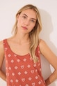 Îmbrăcăminte women'secret set de pijama de bumbac Mickey Mouse 3139894 portocaliu