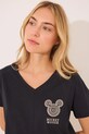 Îmbrăcăminte women'secret pijamale de bumbac 3139908 negru