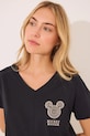 Îmbrăcăminte women'secret set de pijama de bumbac 3139908 negru
