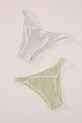 women'secret slip din bumbac 2-pack figi verde 4639806