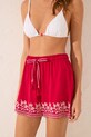 women'secret pantaloni scurți de pijama din bumbac 3709662 rosu SS25