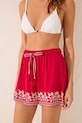 women'secret szorty piżamowe bawełniane 3709662 czerwony SS25