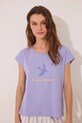 Bavlnené pyžamo women'secret 3599187 fialová SS25