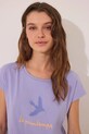 Oblečenie Bavlnené pyžamo women'secret 3599187 fialová
