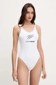 PLEIN SPORT costum de baie dintr-o bucată moale alb PS25WOP01