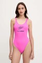 PLEIN SPORT costum de baie dintr-o bucată moale roz PS25WOP01