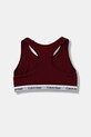 Dziewczynka Calvin Klein Underwear biustonosz dziecięcy 2-pack G80G800742.PPYA bordowy