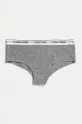 Dziewczynka Calvin Klein Underwear figi dziecięce 2-pack G80G800727.PPYA szary