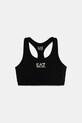 EA7 Emporio Armani biustonosz sportowy dziecięcy miękka czarny 7G000033.AF12625