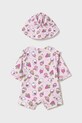 Дитячий купальник Mayoral Newborn 1619.G.1R.Newborn.PPYH рожевий SS25