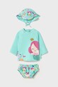 Dvojdielne plavky pre bábätká Mayoral Newborn mäkké tyrkysová 1669.2T.Newborn.PPYH