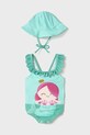 Mayoral Newborn costum de baie pentru bebeluși 1764.1P.Newborn.PPYH turcoaz SS25