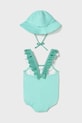 Fete Mayoral Newborn costum de baie pentru bebeluși 1764.1P.Newborn.PPYH turcoaz