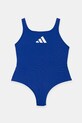 Суцільний дитячий купальник adidas Performance м'яка фіолетовий JG1040