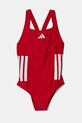 adidas Performance jednoczęściowy strój kąpielowy wzorzyste czerwony JN6578