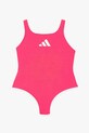 Суцільний дитячий купальник adidas Performance м'яка рожевий JG5841