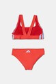 Детский раздельный купальник adidas Performance JN6582 красный SS25
