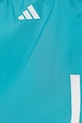 Dievča Jednodielne detské plavky adidas Performance JN6587 tyrkysová