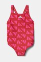 adidas Performance jednoczęściowy strój kąpielowy dziecięcy wzorzyste czerwony JG6050