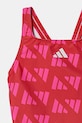 Dziewczynka adidas Performance jednoczęściowy strój kąpielowy dziecięcy JG6050 czerwony