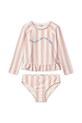 Liewood costum de baie pentru copii din două piese Dagny Swim Set moale roz LW19668