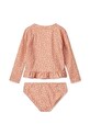 Fete Liewood costum de baie pentru copii din două piese Dagny Swim Set LW19668 portocaliu