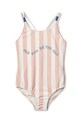 Liewood egyrészes gyerek fürdőruha Suna Stripe Swimsuit mintás rózsaszín LW19673