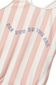 Lány Liewood egyrészes gyerek fürdőruha Suna Stripe Swimsuit LW19673 rózsaszín