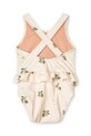 Liewood costum de baie dintr-o bucată pentru bebeluși Amina Baby Printed Swimsuit LW19981 bej SS25