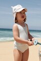 Суцільний дитячий купальник Liewood Amara Stripe Swimsuit м'яка блакитний LW19982